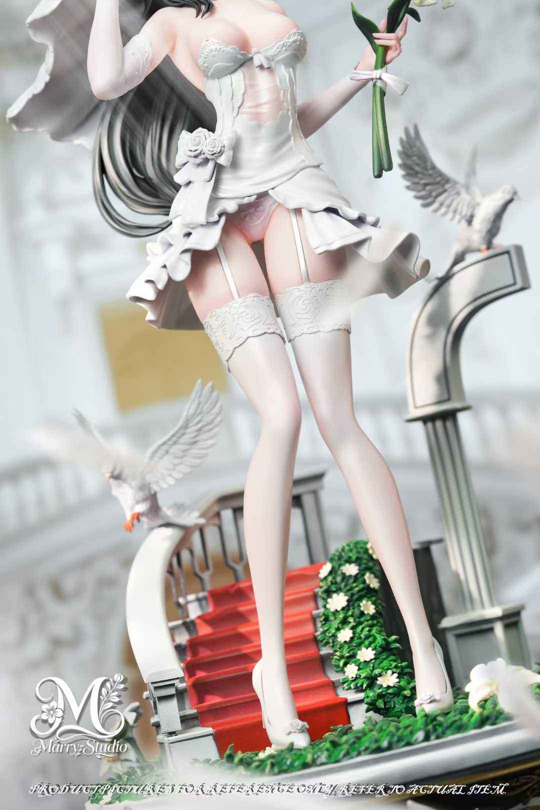 Final Fantasy Marry Studio Tifa Lockhart Wedding Dress 1/4 Resin Statue