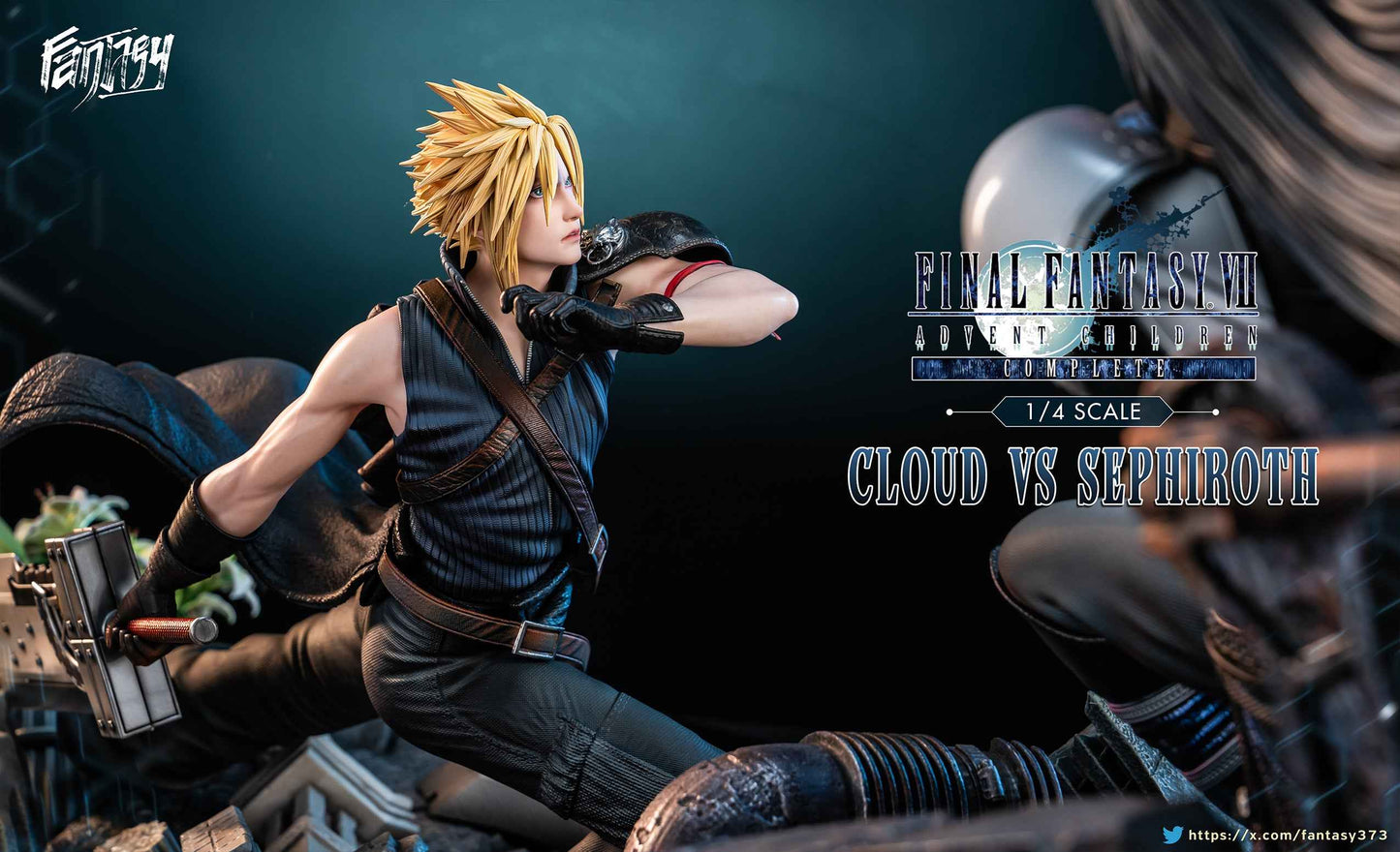 Final Fantasy ~ Dragon x Fantasy Studio ~ Sephiroth Vs Cloud Strife ~ Resin Statue - Santoryu Resins Collectors