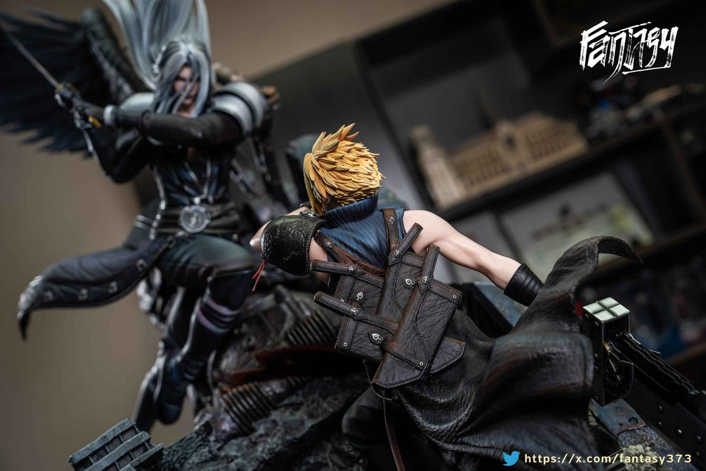 Final Fantasy ~ Dragon x Fantasy Studio ~ Sephiroth Vs Cloud Strife ~ Resin Statue - Santoryu Resins Collectors