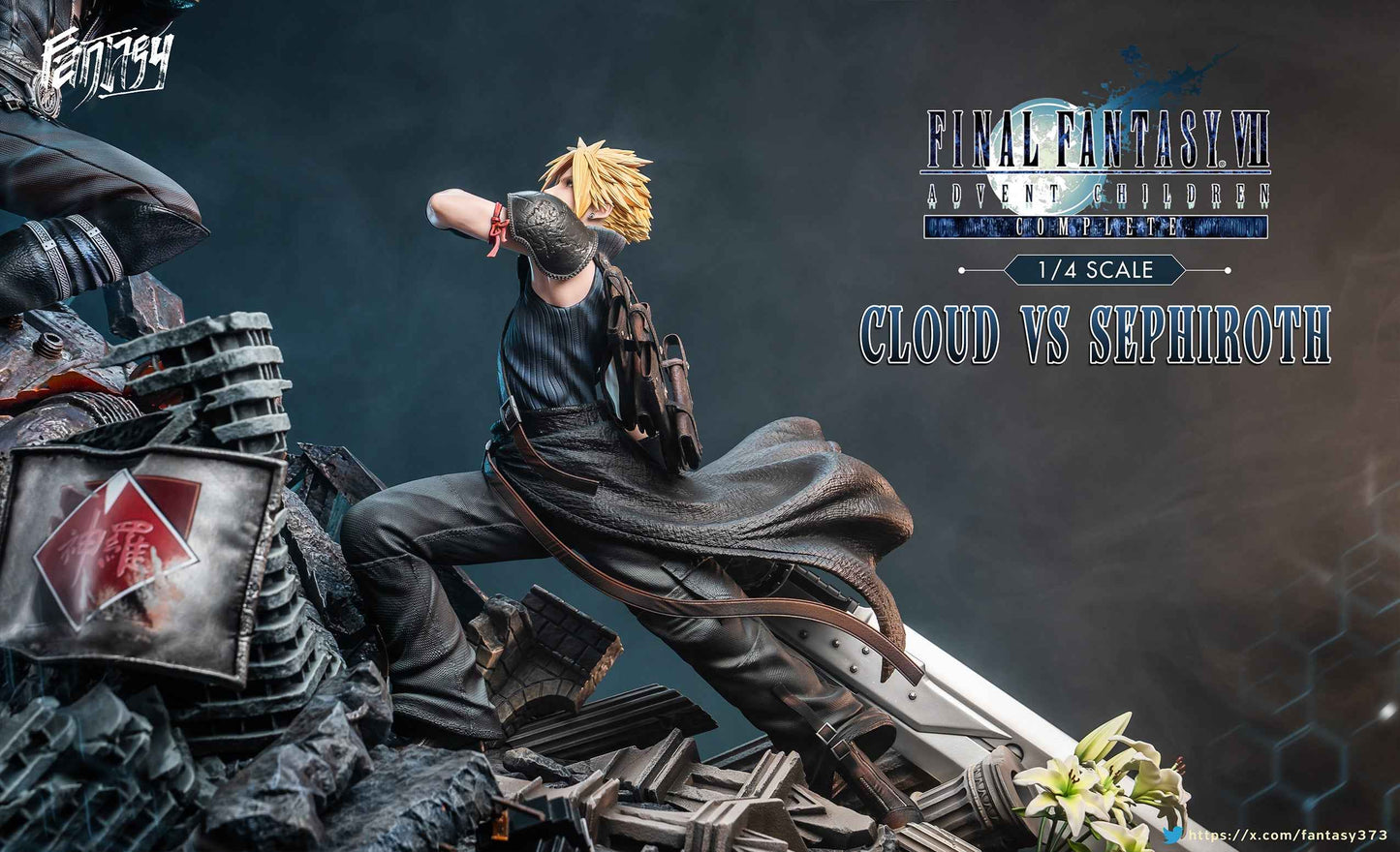 Final Fantasy ~ Dragon x Fantasy Studio ~ Sephiroth Vs Cloud Strife ~ Resin Statue - Santoryu Resins Collectors