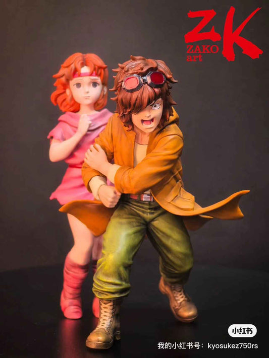 Fist of the North Star ~ ZAKO Art Studio ~ Rin & Bat ~ Resin Statue - Santoryu Resins Collectors