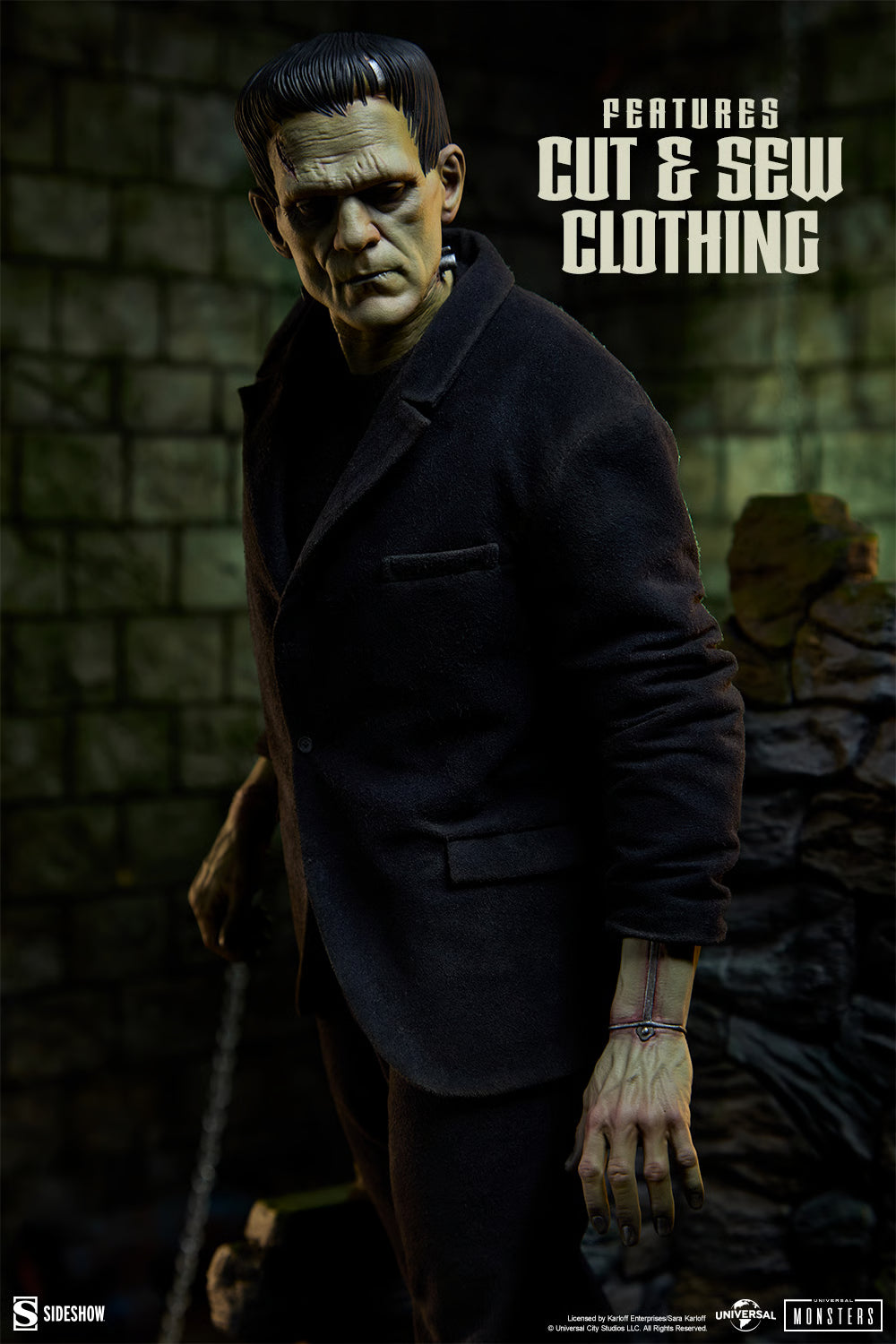 Frankenstein Sideshow Collectibles Frankenstein Universal Monsters 300899 3008993 Licensed Resin Statue