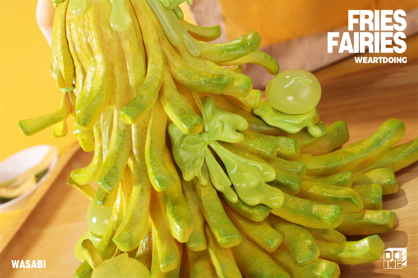 Fries Fairies WeArtDoing Original Tomato & Wasabi Seaweed Designer Licensed Resin Statue Statue