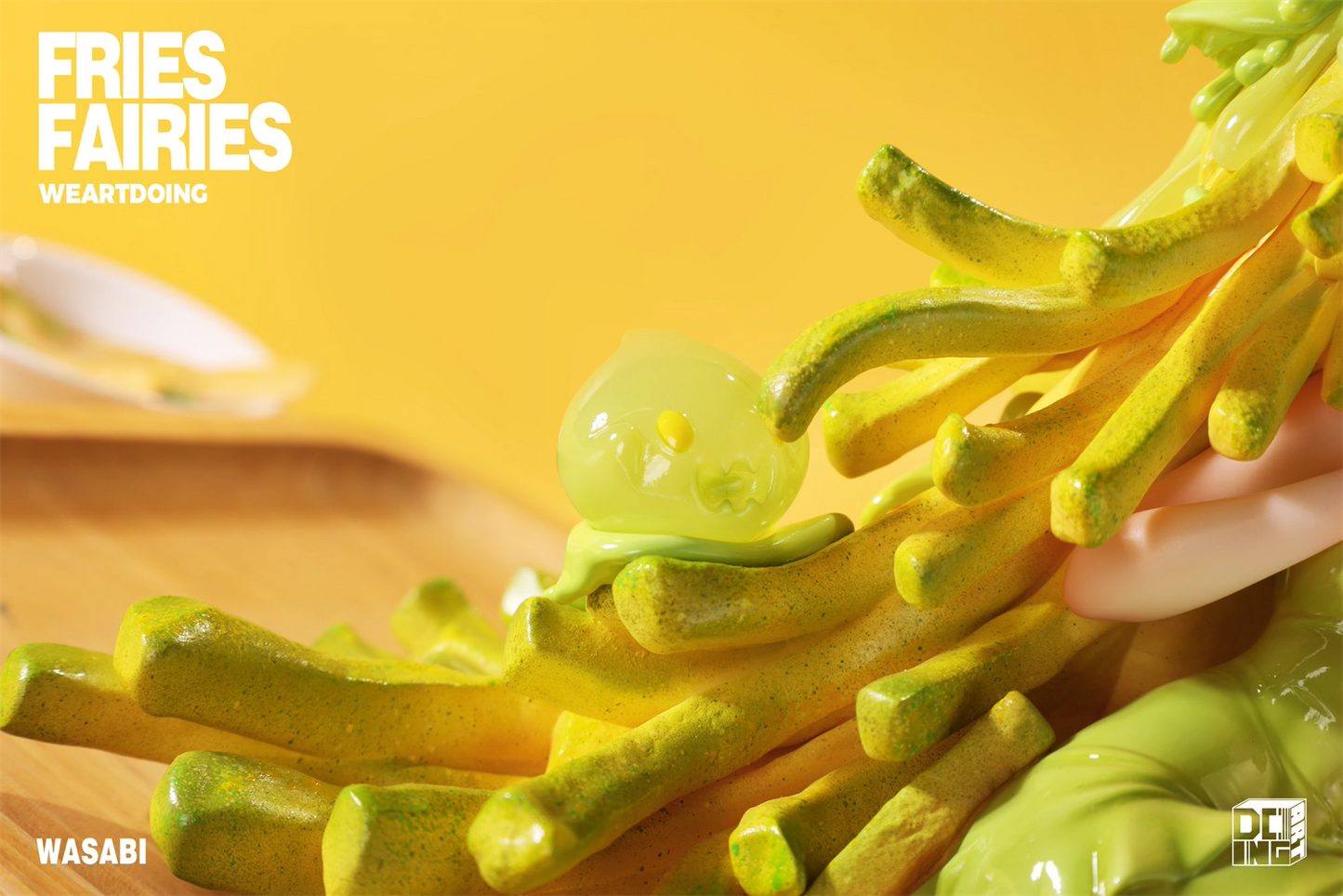 Fries Fairies WeArtDoing Original Tomato & Wasabi Seaweed Designer Licensed Resin Statue Statue