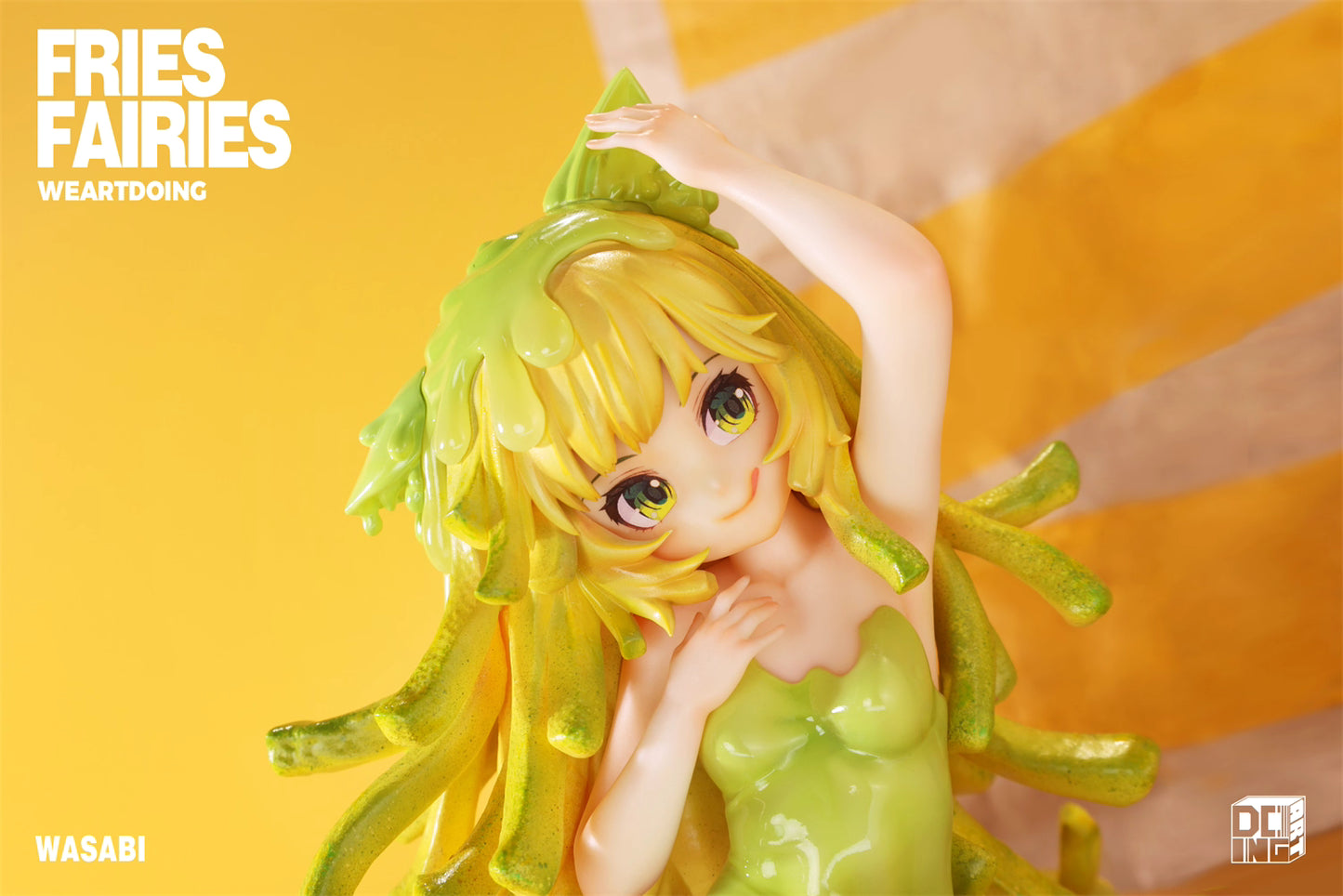 Fries Fairies WeArtDoing Original Tomato & Wasabi Seaweed Designer Licensed Resin Statue Statue