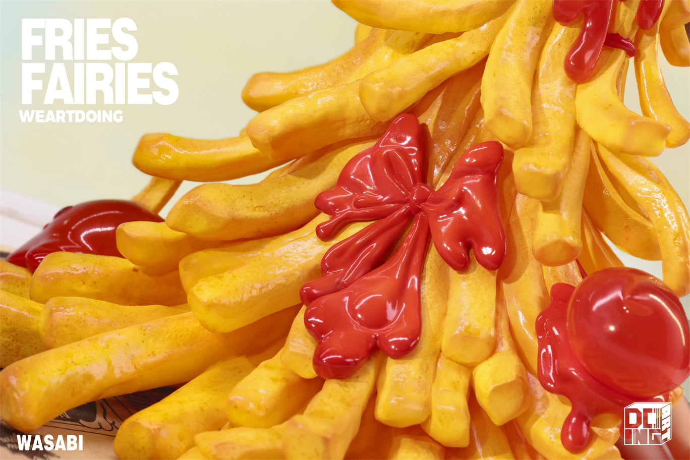 Fries Fairies WeArtDoing Original Tomato & Wasabi Seaweed Designer Licensed Resin Statue Statue