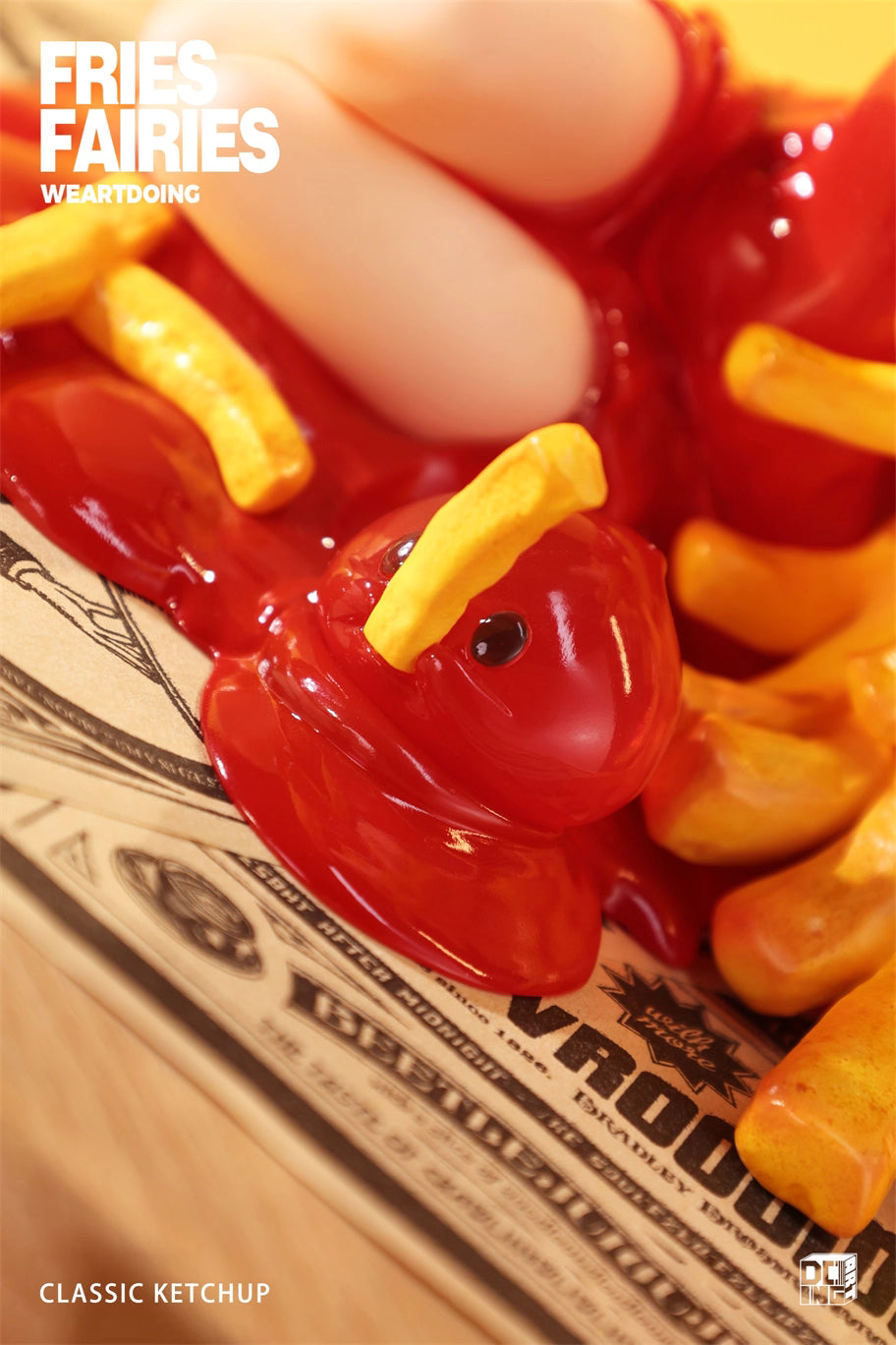 Fries Fairies WeArtDoing Original Tomato & Wasabi Seaweed Designer Licensed Resin Statue Statue