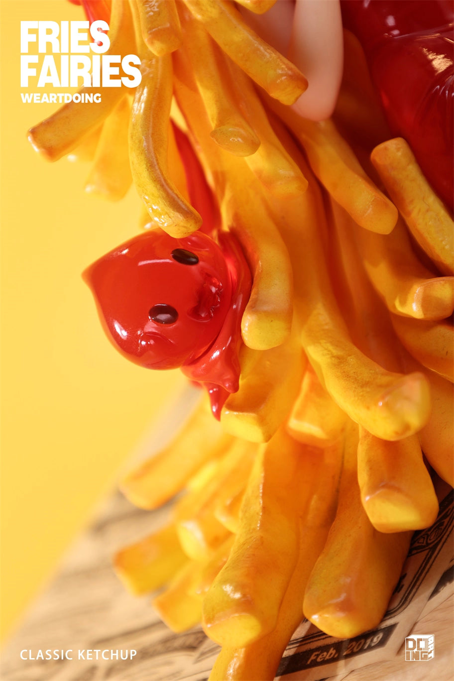 Fries Fairies WeArtDoing Original Tomato & Wasabi Seaweed Designer Licensed Resin Statue Statue