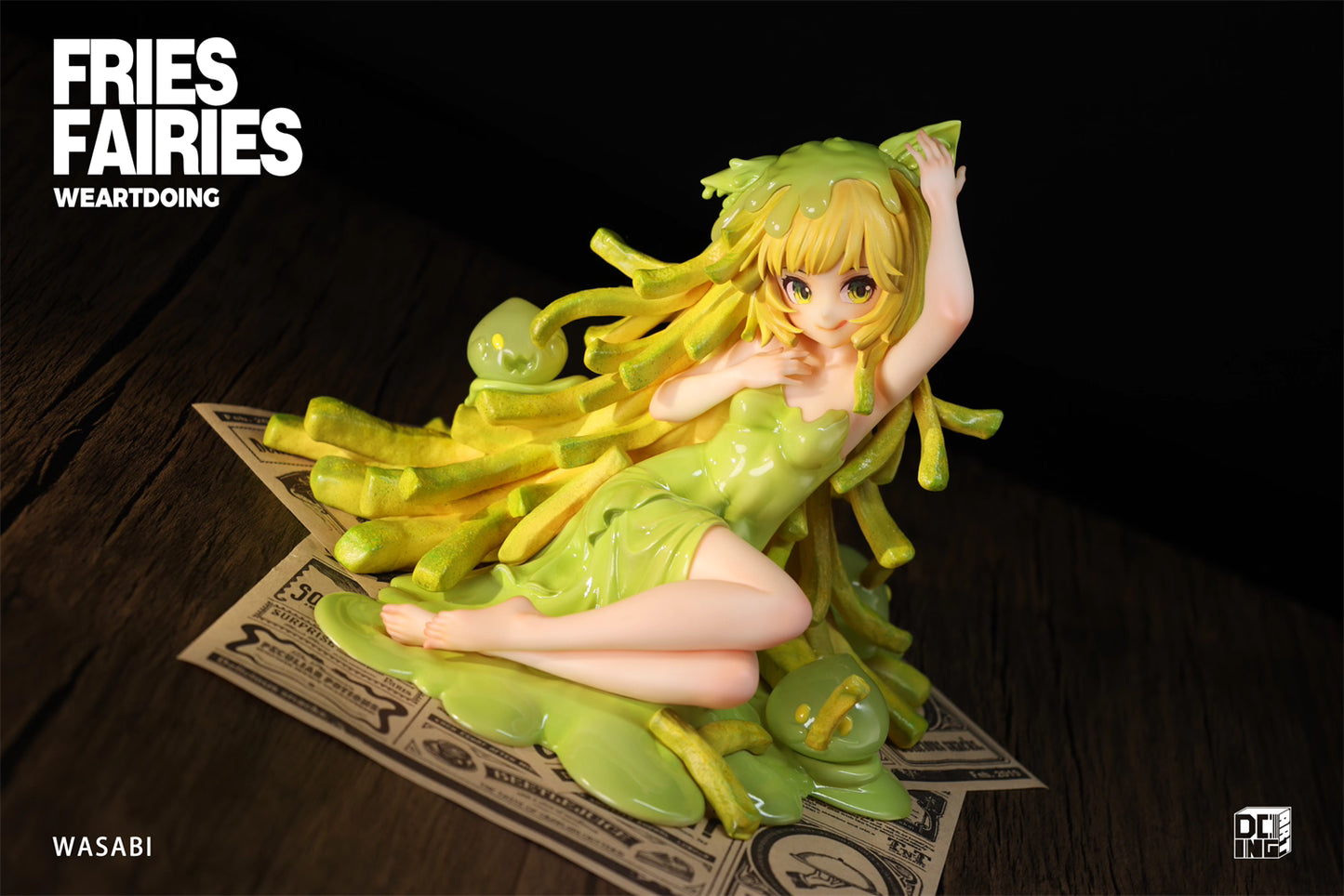 Fries Fairies WeArtDoing Original Tomato & Wasabi Seaweed Designer Licensed Resin Statue Statue