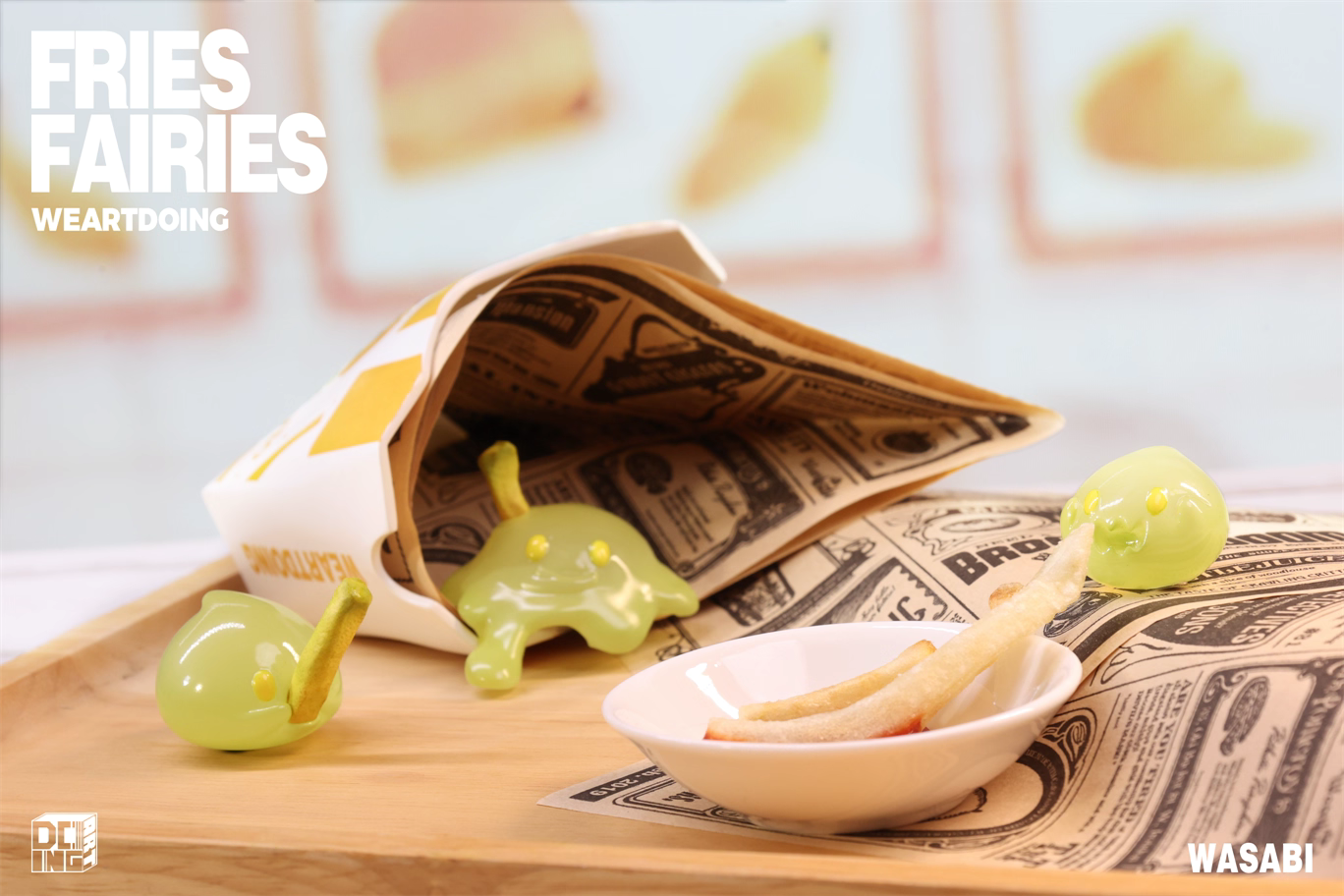 Fries Fairies WeArtDoing Original Tomato & Wasabi Seaweed Designer Licensed Resin Statue Statue