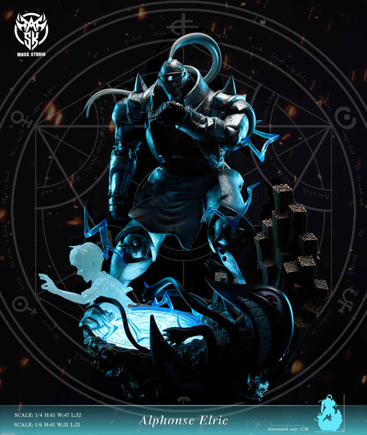 Fullmetal Alchemist Mask Studio Alphonse Elric Resin Statue