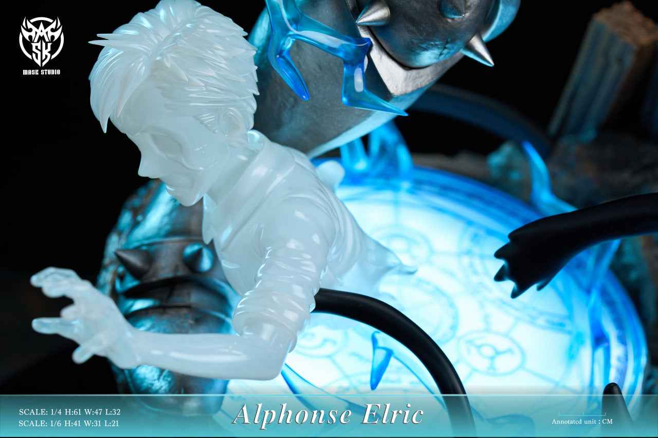 Fullmetal Alchemist Mask Studio Alphonse Elric Resin Statue