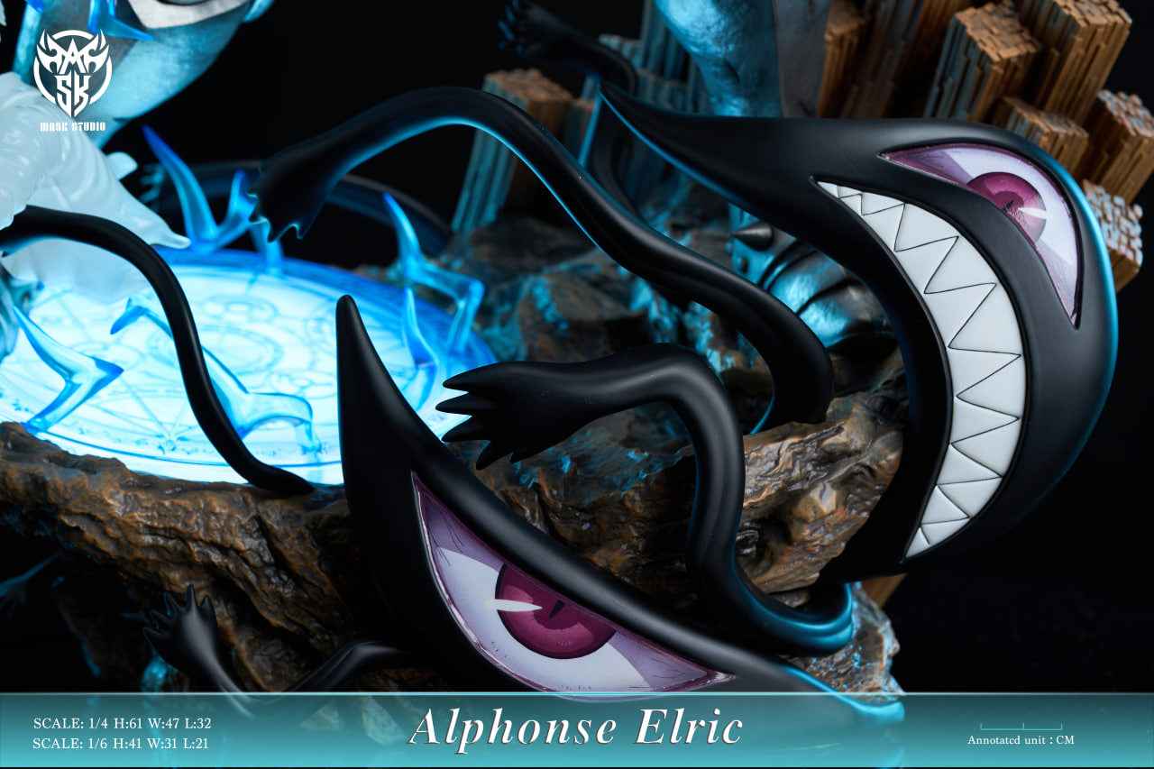 Fullmetal Alchemist Mask Studio Alphonse Elric Resin Statue