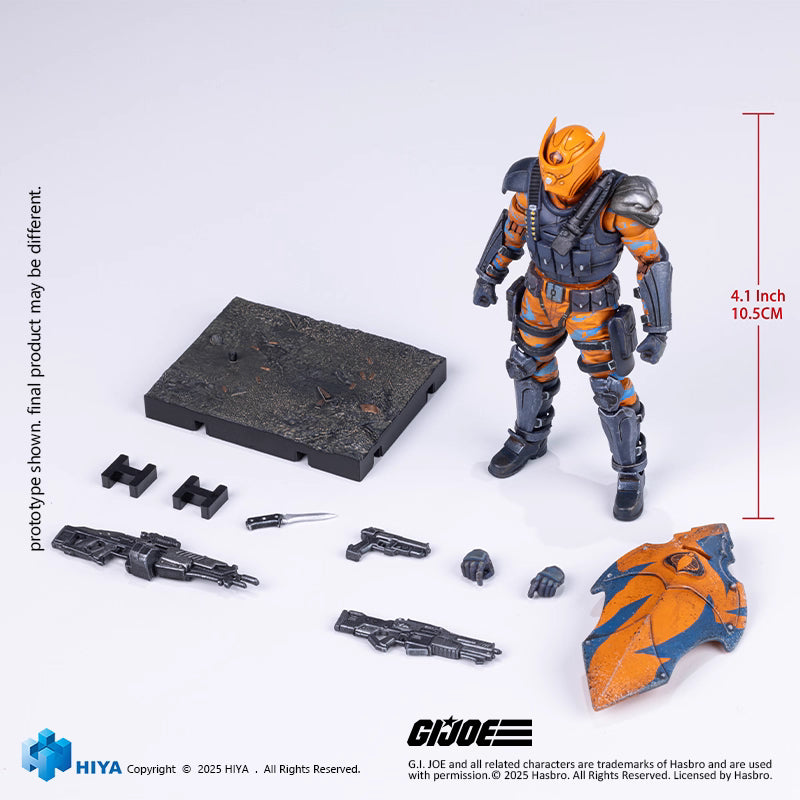 G.I. Joe Hiya Toys Arctic Snake Eyes EMG0186 1/18 Licensed Action Figure