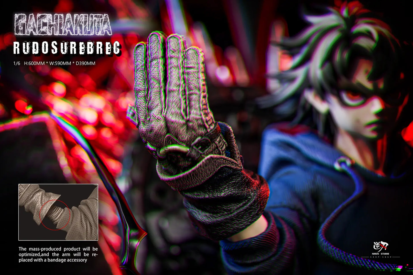Gachiakuta NiRen Studio Rudo Surebrec Resin Statue