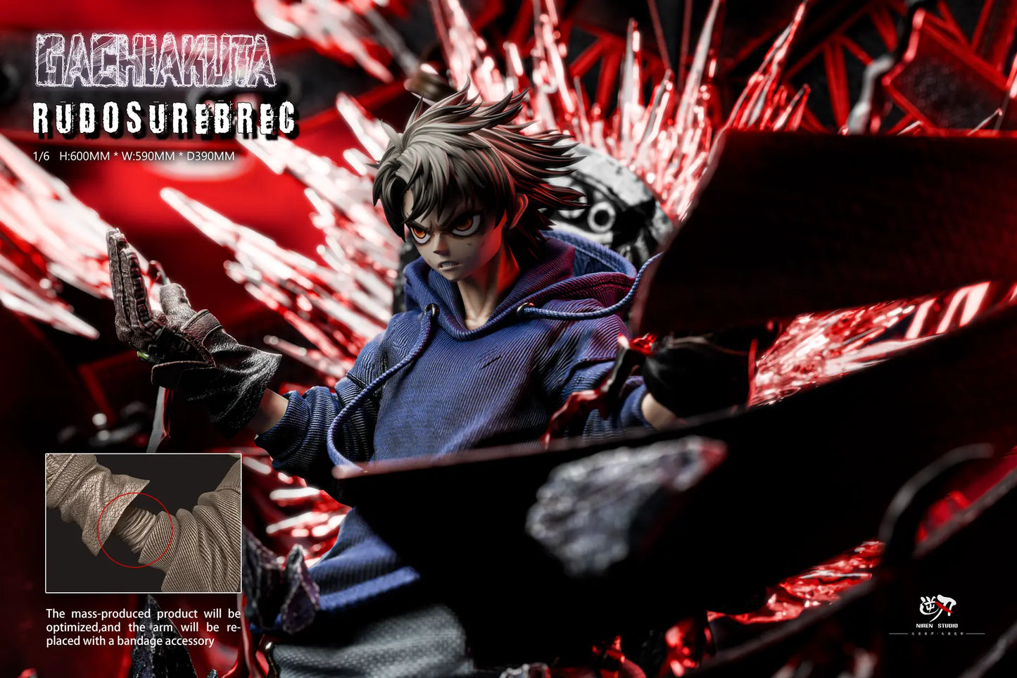 Gachiakuta NiRen Studio Rudo Surebrec Resin Statue
