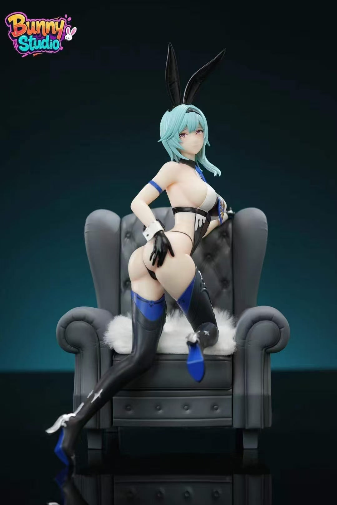 Genshin Impact Bunny Studio Keqing & Mona & Yoimiya & Eula & Jean Resin Statue