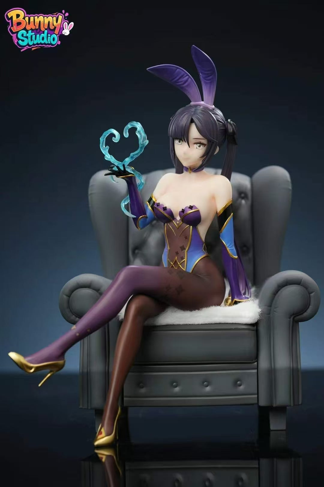 Genshin Impact Bunny Studio Keqing & Mona & Yoimiya & Eula & Jean Resin Statue