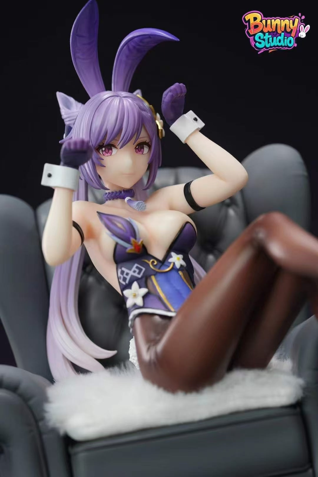 Genshin Impact Bunny Studio Keqing & Mona & Yoimiya & Eula & Jean Resin Statue