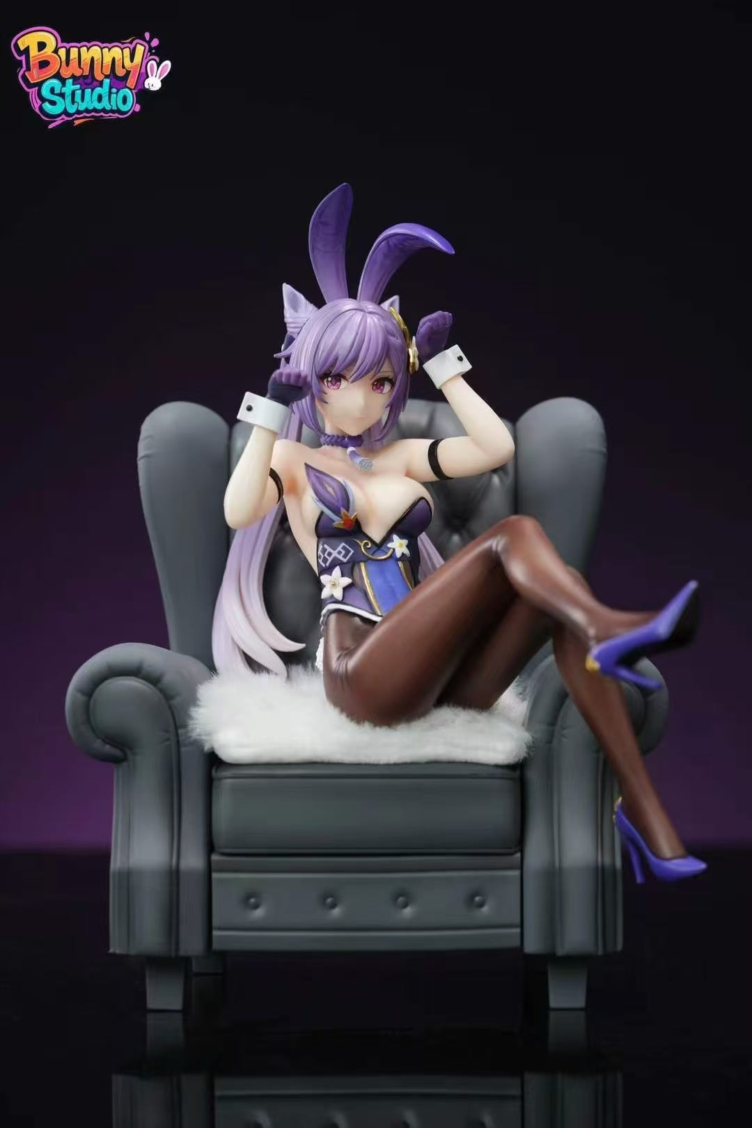 Genshin Impact Bunny Studio Keqing & Mona & Yoimiya & Eula & Jean Resin Statue