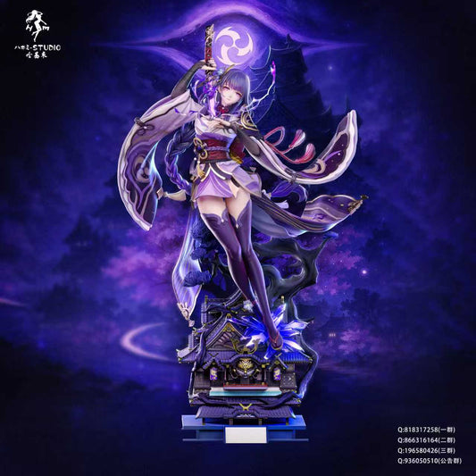 Genshin Impact Hakimi Studio Raiden Shogun & Yae Miko Resin Statue