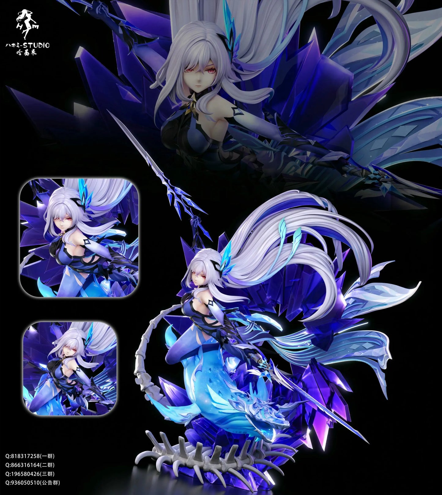 Genshin Impact Hakimi Studio Skirk Resin Statue