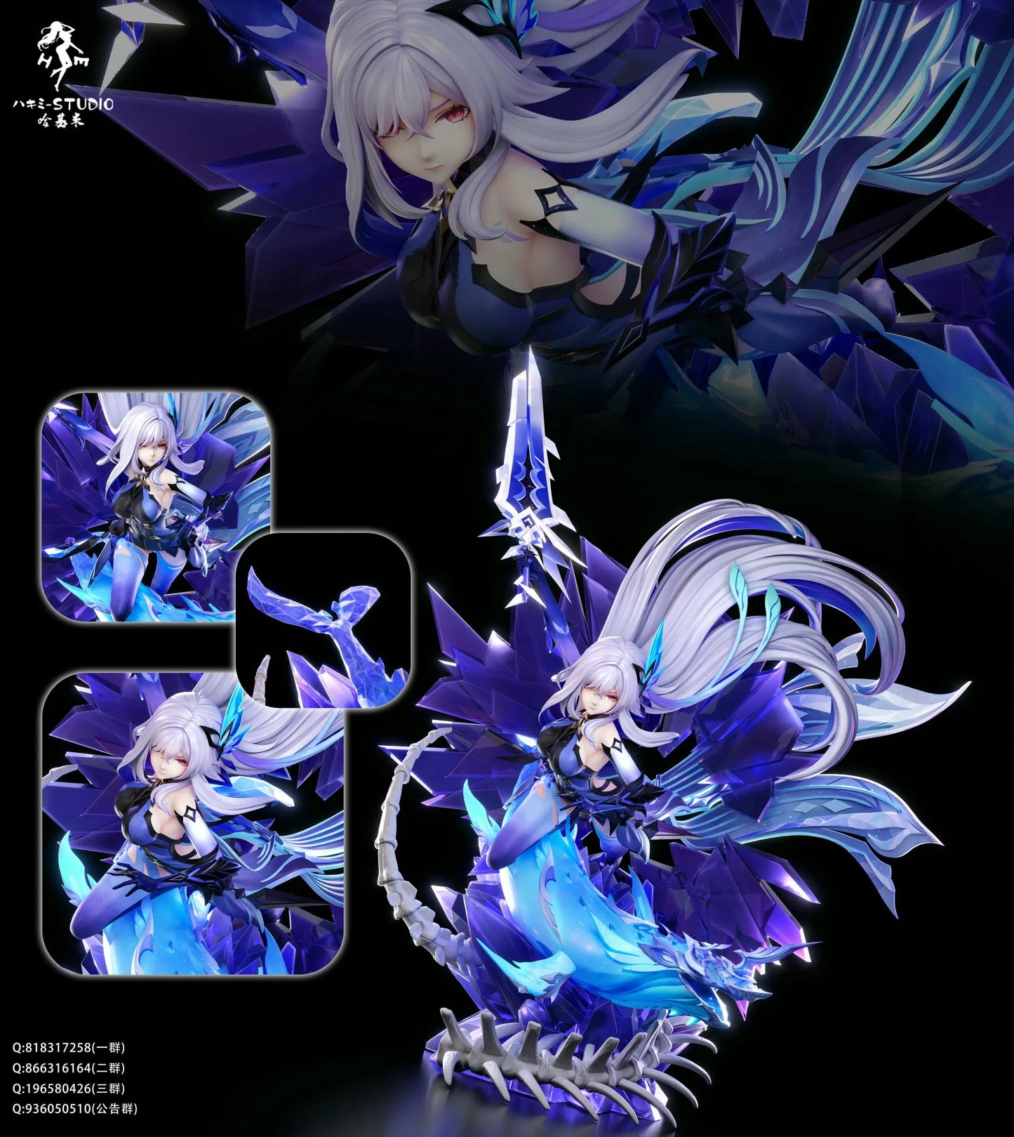 Genshin Impact Hakimi Studio Skirk Resin Statue