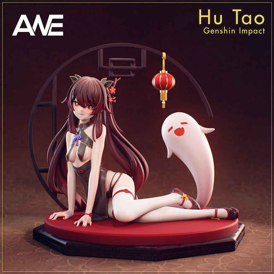 Genshin Impact ~ ANE Studio ~ Cheongsam Hu Tao ~ Resin Statue - Santoryu Resins Collectors