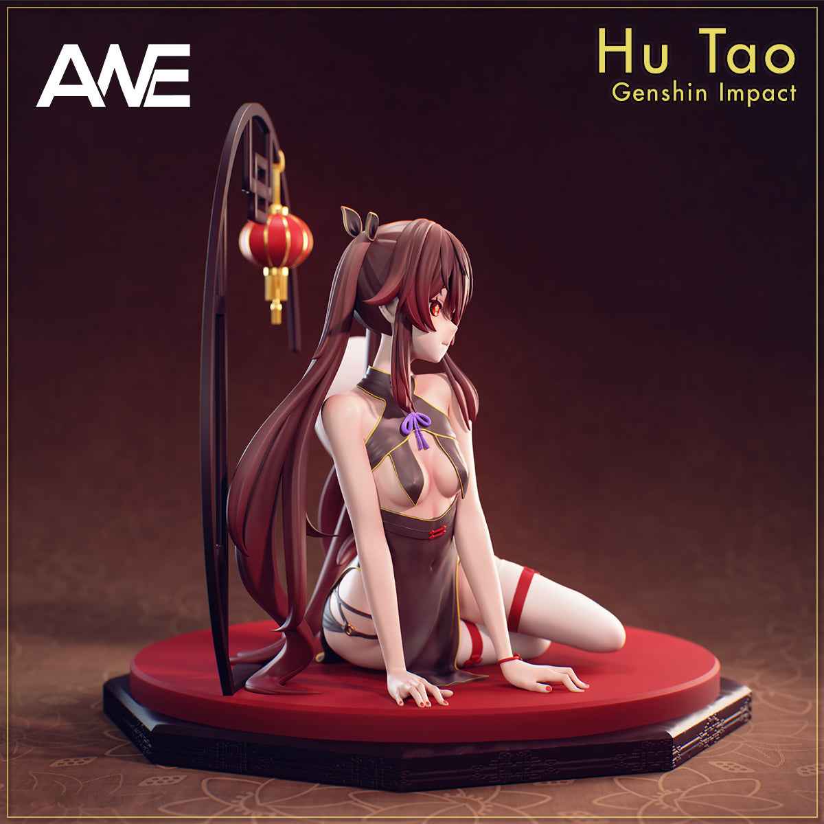 Genshin Impact ~ ANE Studio ~ Cheongsam Hu Tao ~ Resin Statue - Santoryu Resins Collectors