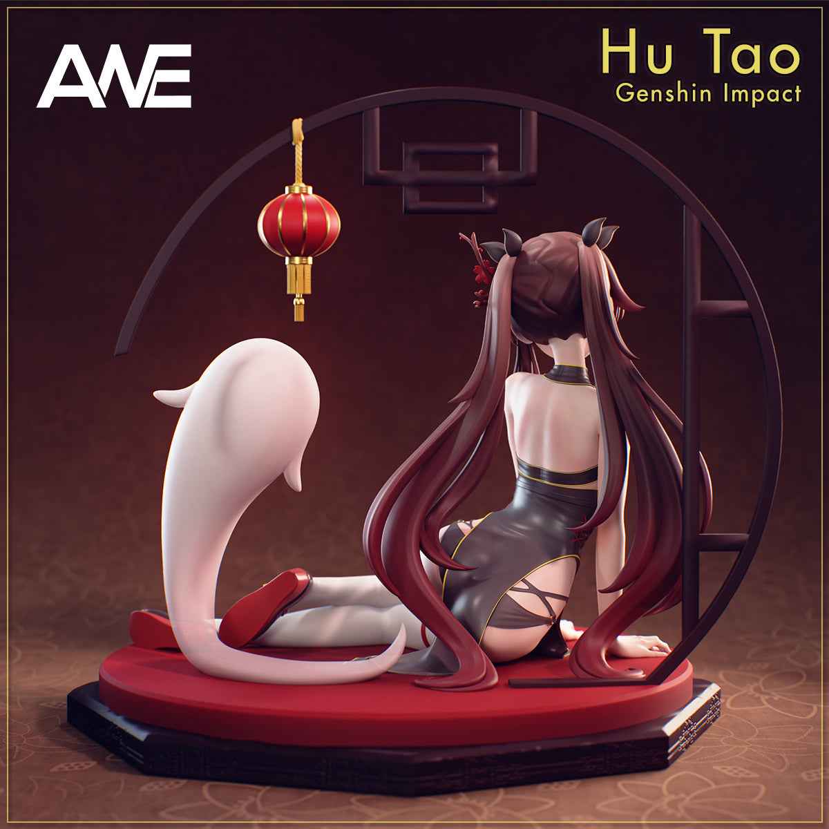 Genshin Impact ~ ANE Studio ~ Cheongsam Hu Tao ~ Resin Statue - Santoryu Resins Collectors