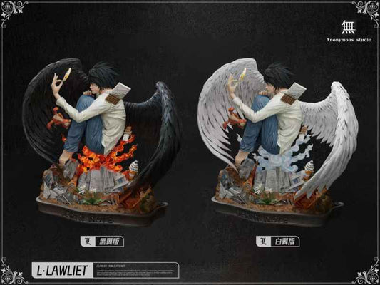 Death Note ~ Anonymous Studio ~ L Lawliet "Elle" ~ Resin Statue - Santoryu Resins Collectors
