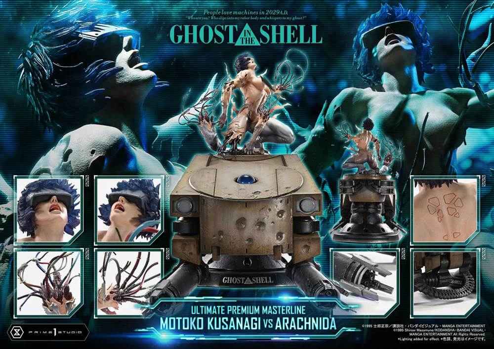 Ghost in the Shell Motoko Kusanagi vs Arachnida 1/4 UPMGITS-02 UPMGITS-02S UPMGITS-03 Licensed Resin Statue