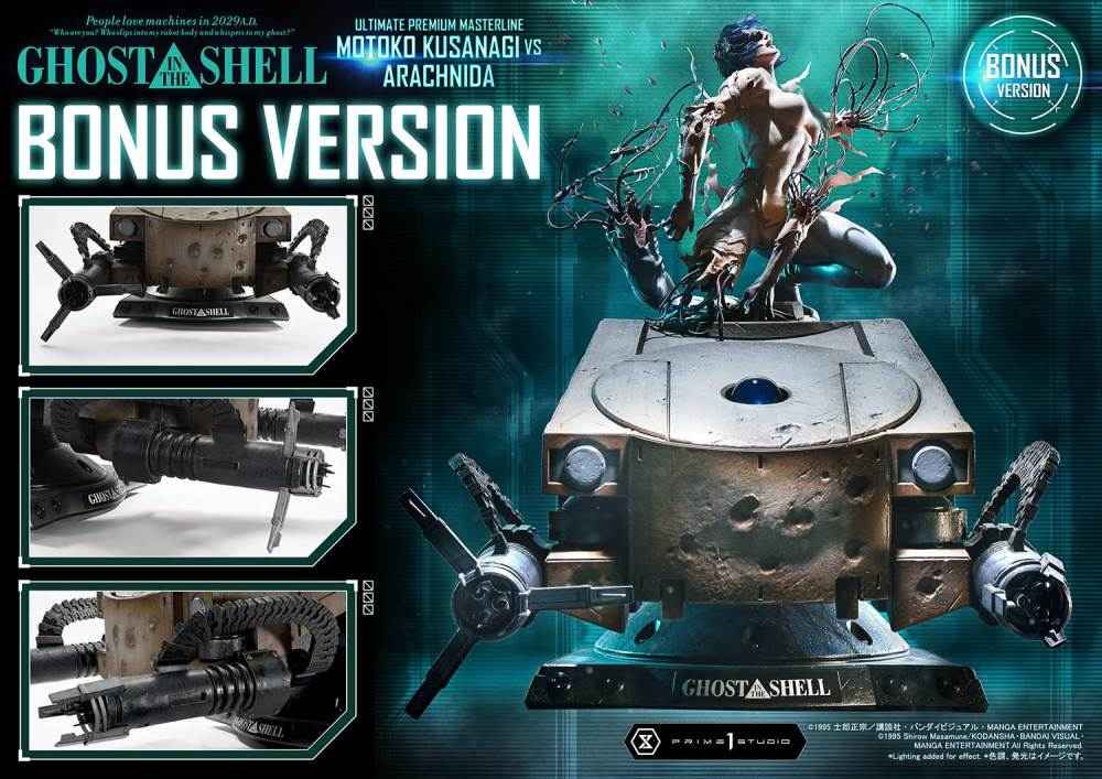 Ghost in the Shell Motoko Kusanagi vs Arachnida 1/4 UPMGITS-02 UPMGITS-02S UPMGITS-03 Licensed Resin Statue