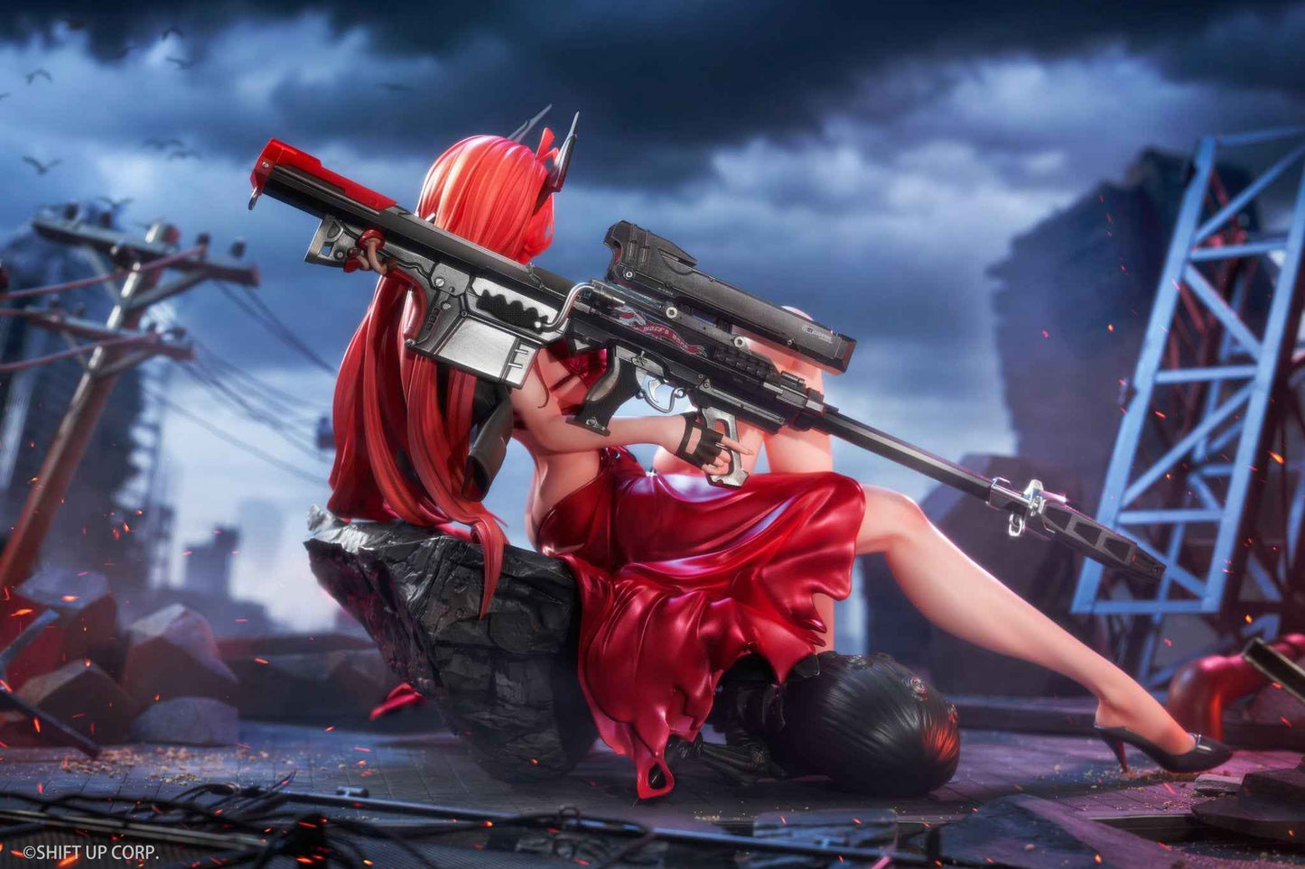 Nikke: Goddess of Victory ~ Hobby Sakura ~ Red Hood ~ Licensed PVC Figure - Santoryu Resins Collectors