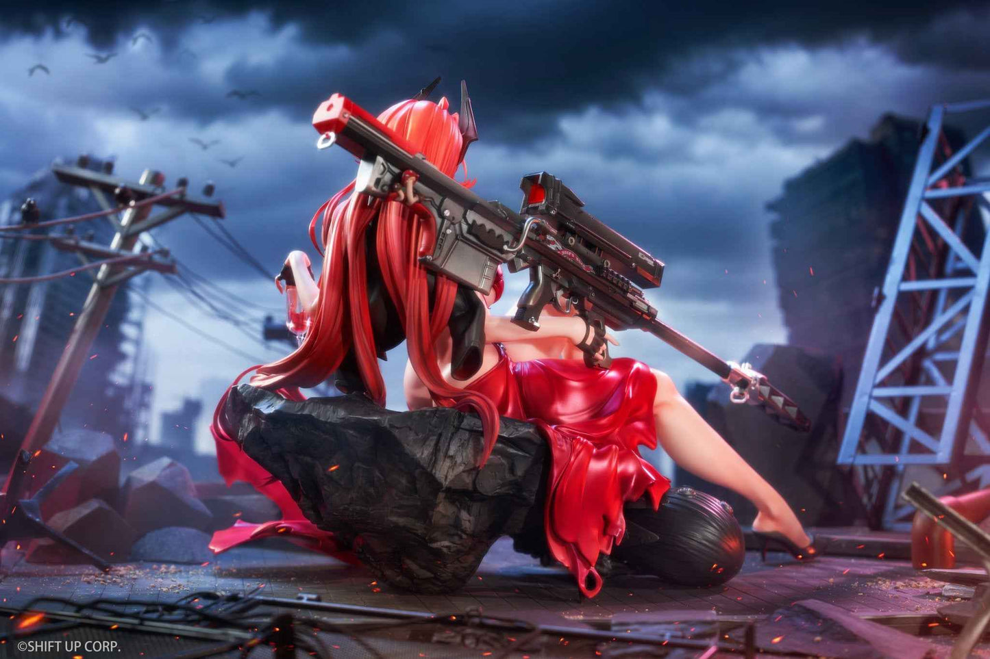 Nikke: Goddess of Victory ~ Hobby Sakura ~ Red Hood ~ Licensed PVC Figure - Santoryu Resins Collectors