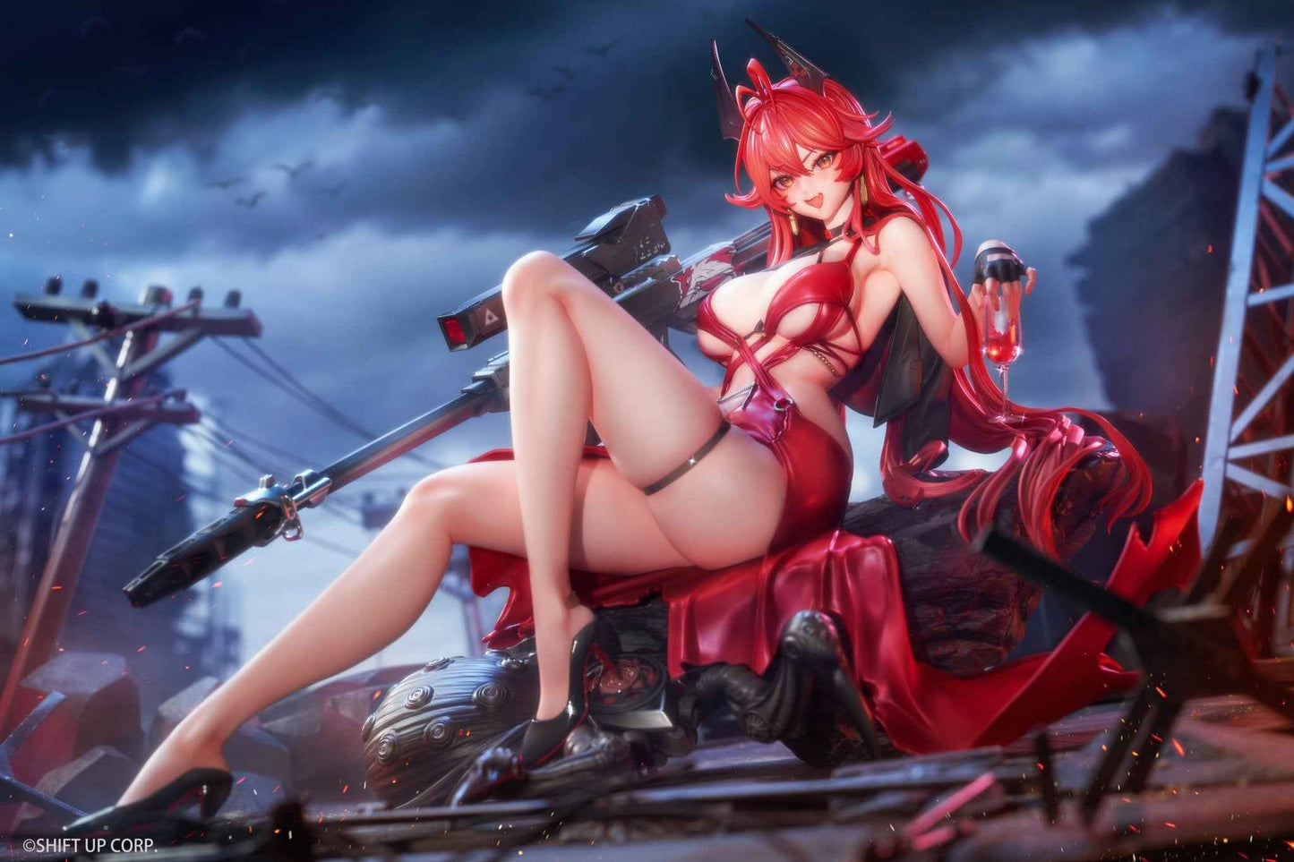 Nikke: Goddess of Victory ~ Hobby Sakura ~ Red Hood ~ Licensed PVC Figure - Santoryu Resins Collectors