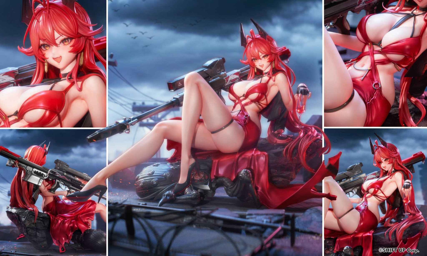 Nikke: Goddess of Victory ~ Hobby Sakura ~ Red Hood ~ Licensed PVC Figure - Santoryu Resins Collectors