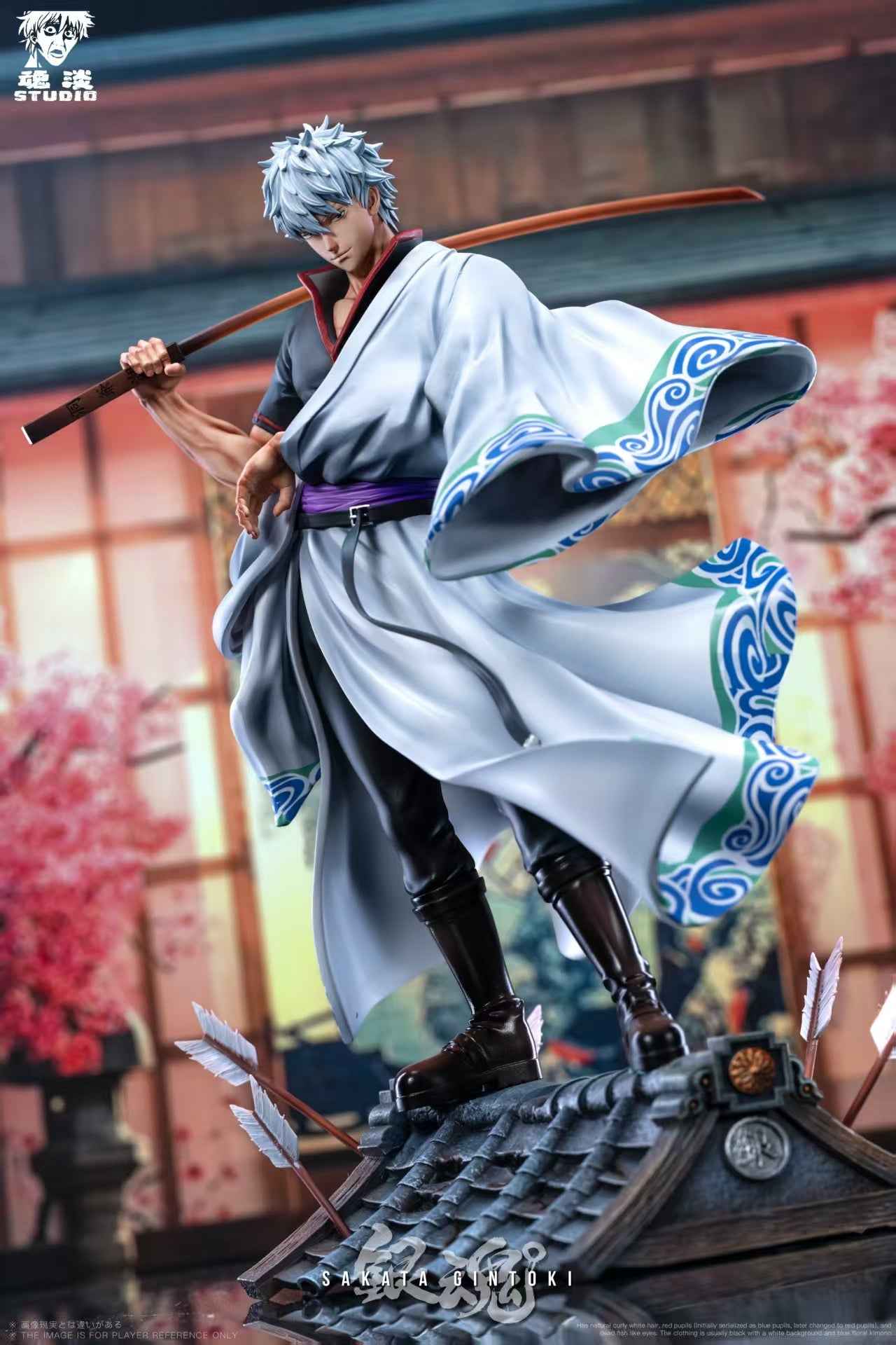 Gintama Hun Dan Studio Gintoki Sakata Resin Statue