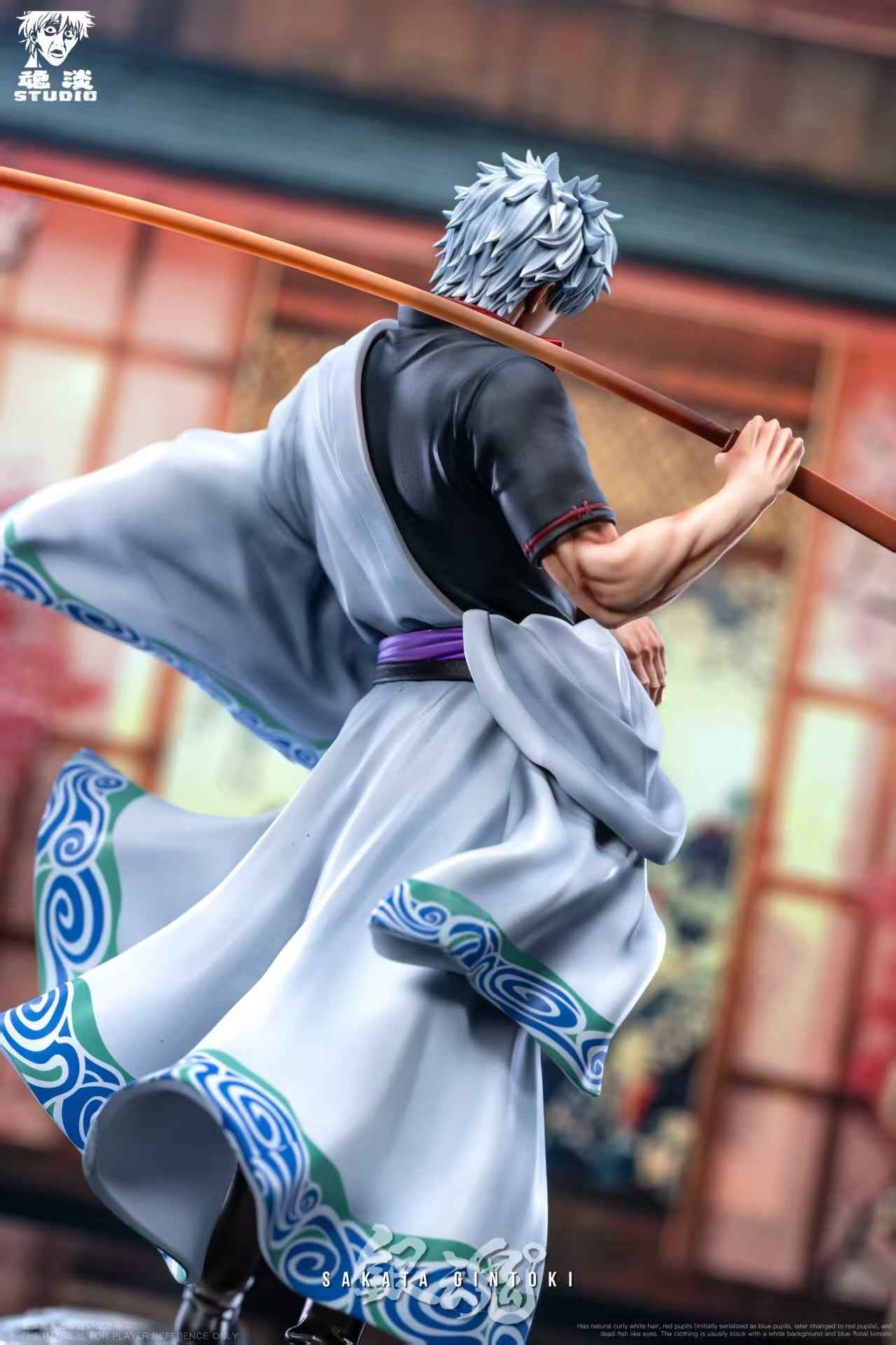 Gintama Hun Dan Studio Gintoki Sakata Resin Statue