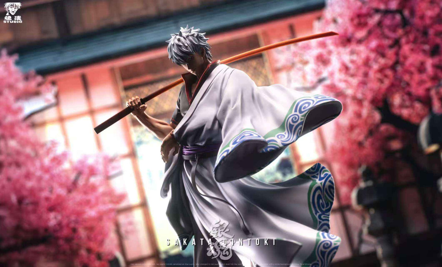 Gintama Hun Dan Studio Gintoki Sakata Resin Statue