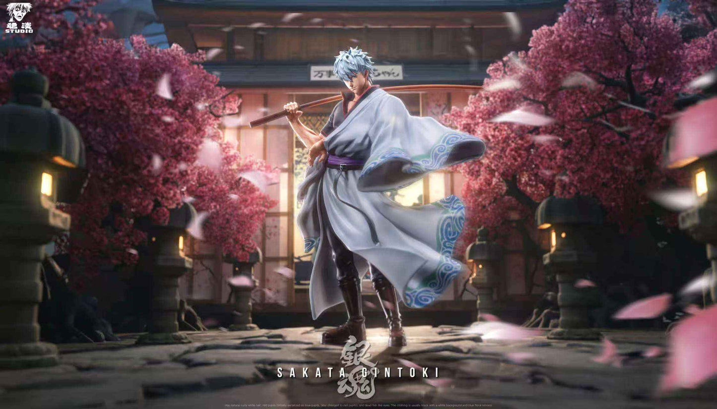 Gintama Hun Dan Studio Gintoki Sakata Resin Statue