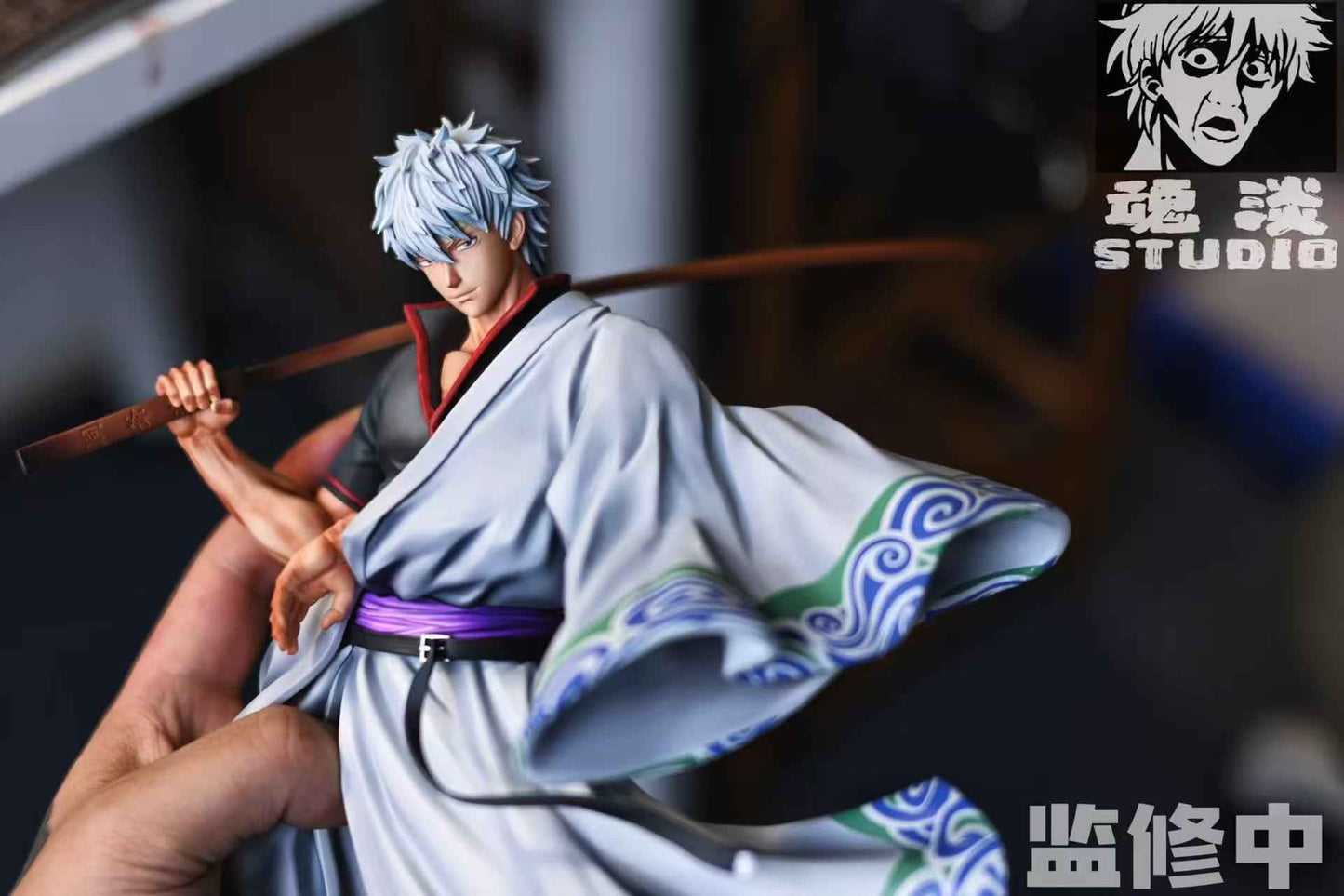 Gintama Hun Dan Studio Gintoki Sakata Resin Statue