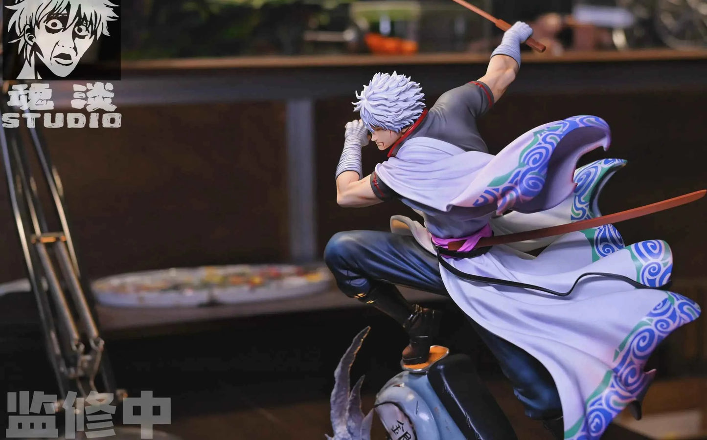 Gintama Hun Dan Studio Gintoki Sakata Ver. 2.0 Resin Statue