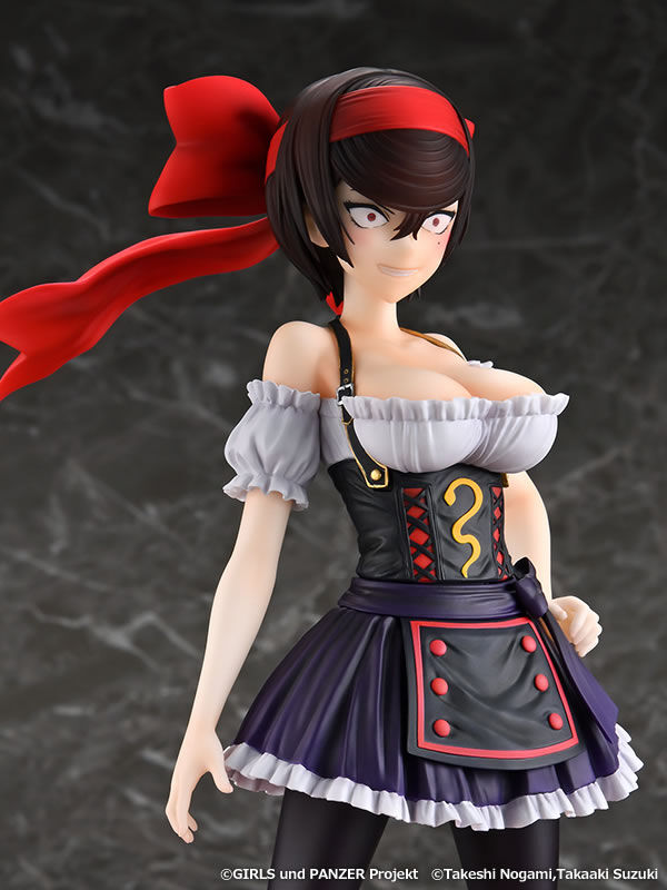 Girls und Panzer: Ribbon Warrior Kaitendoh Tsuruki Shizuka Dirndl Ver. Licensed PVC Figure