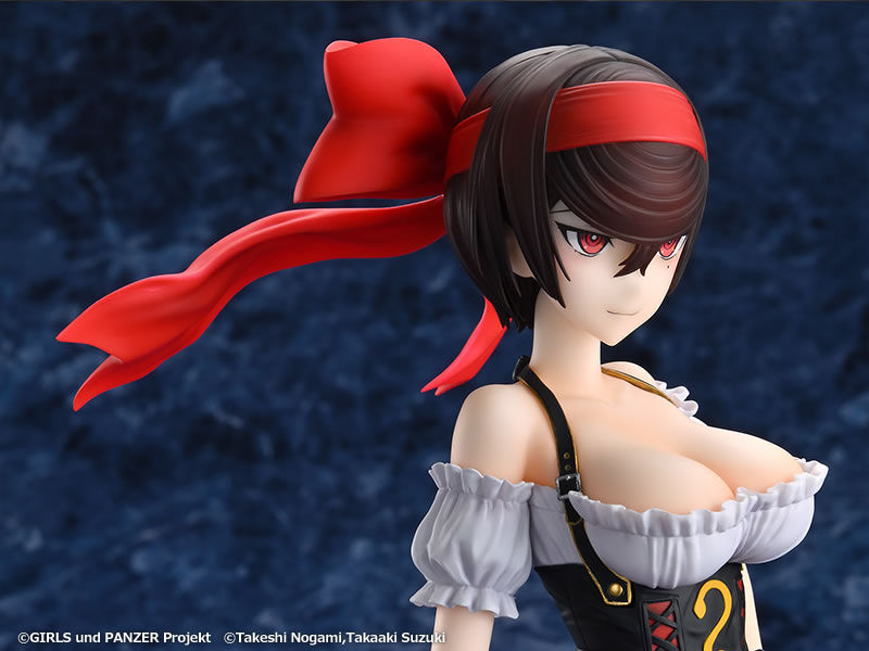 Girls und Panzer: Ribbon Warrior Kaitendoh Tsuruki Shizuka Dirndl Ver. Licensed PVC Figure