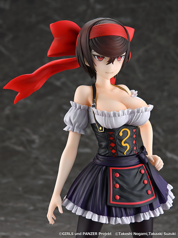 Girls und Panzer: Ribbon Warrior Kaitendoh Tsuruki Shizuka Dirndl Ver. Licensed PVC Figure