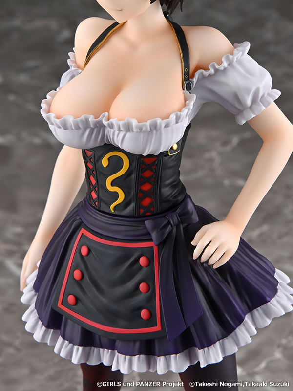 Girls und Panzer: Ribbon Warrior Kaitendoh Tsuruki Shizuka Dirndl Ver. Licensed PVC Figure