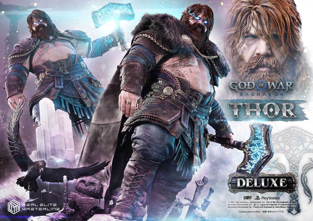 God of War: Ragnarok Prime 1 Studio Thor 1/3 REMGOW-02 REMGOW-02DX Licensed Resin Statue