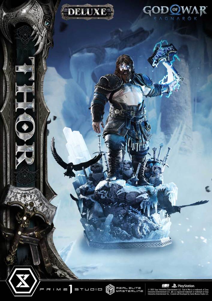 God of War: Ragnarok Prime 1 Studio Thor 1/3 REMGOW-02 REMGOW-02DX Licensed Resin Statue