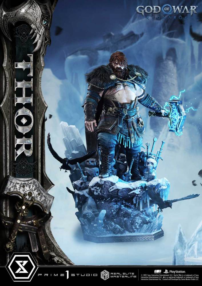 God of War: Ragnarok Prime 1 Studio Thor 1/3 REMGOW-02 REMGOW-02DX Licensed Resin Statue
